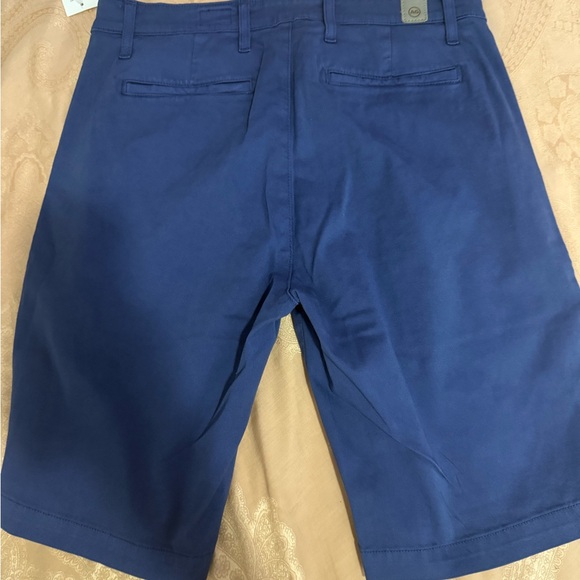 AG Classic Navy Men's Flat Front Shorts - Picture 4 of 5